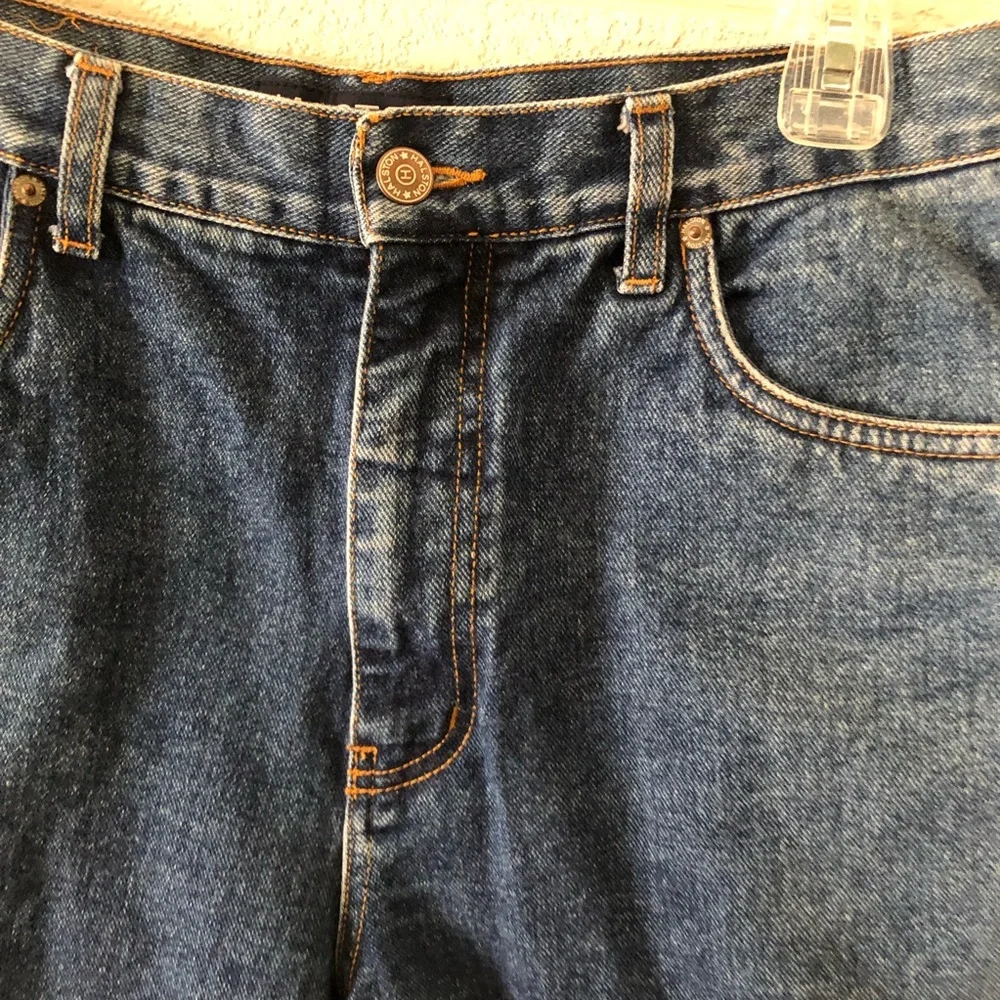 Halson Vintage 90s Baggy Mom Shorts Y2K High Waist Jean Size 10 Medium Wash - Picture 7 of 9